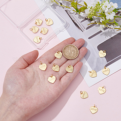 16 Stück Messing Charms&nbsp;KK-ME0002-15