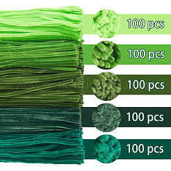 500шт 5-х цветные плюшевые палочки своими руками&nbsp;DIY-SC0003-34