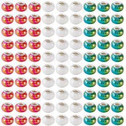 150шт европейские бусины из непрозрачной смолы&nbsp;RESI-TA0004-61D