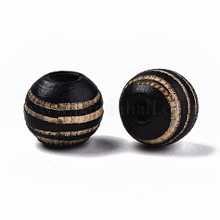 Расписные бусы из натурального дерева X-WOOD-T021-54A-M