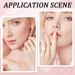 4шт 2 цвета регулируемые компоненты латунного кольца KK-BBC0012-94