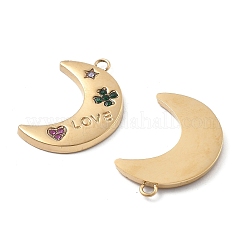 Подвески из нержавеющей стали 304 со стразами&nbsp;STAS-Z121-50G