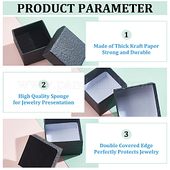 Подарочные коробки для украшений из текстурной бумаги OBOX-NB0001-10A-02