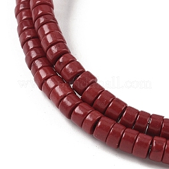 Нити окрашенных бусин из натурального магнезита G-M448-F01-01