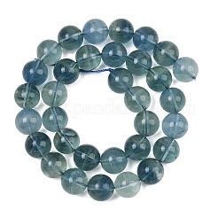 Naturelles fluorite bleue brins de perles&nbsp;GG-CBAF158-12mm