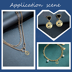 12 шт. 3 стиля подвески из нержавеющей стали 304&nbsp;STAS-UN0033-77