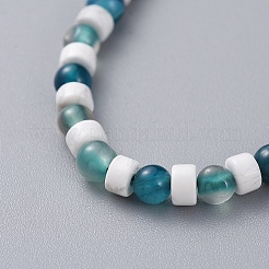 Bracciali di perline intrecciati con fili di nylon regolabili&nbsp;BJEW-JB04944-02