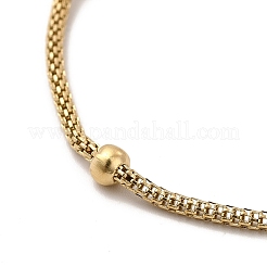 Ионное покрытие(ip) 304 нержавеющая сталь браслет-цепочка для женщин BJEW-G667-11G