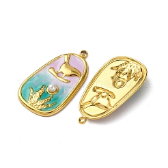 Подвески из нержавеющей стали 304 с эмалью&nbsp;X1-STAS-L299-22G-01