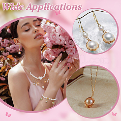 20 шт. подвески из круглой медной проволоки с ракушками и жемчугом&nbsp;PALLOY-PHE00005