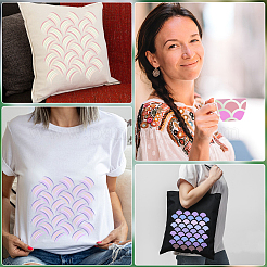 2 лист 2 стиля русалочья тема домашнее животное выдалбливают рисунок трафареты для рисования DIY-GF0009-80