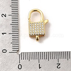 Латунный микро pave прозрачный кубический цирконий лобстер KK-A266-24C-G