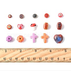 48шт фарфоровые бусины ручной работы PORC-FS0001-34