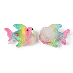 Кабошоны радуги смолы&nbsp;CRES-N024-38