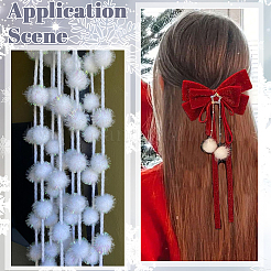 120шт. блестящий шарик-помпон из полипропиленового волокна&nbsp;FIND-SC0019-70B