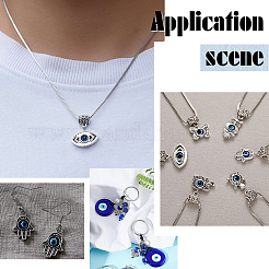 50шт 5-х стильная рамка из бисера в тибетском стиле FIND-PH0010-27