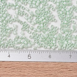 MIYUKIデリカビーズ  シリンダー  日本製シードビーズ  11/0  （db1536)不透明ライトミントセイロン  1.3x1.6mm  穴：0.8mm  約10000個/袋  50 G /袋&nbsp;SEED-X0054-DB1536