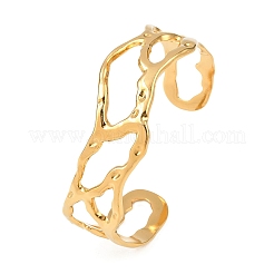 Браслеты-манжеты из нержавеющей стали 304 для женщин BJEW-Z153-01G