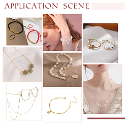 2250шт 6 стильные латунные обжимные бусины KK-PH0004-09