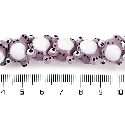 Бусы лэмпворк ручной работы&nbsp;LAMP-P066-07B