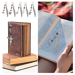 Закладки с перьями AJEW-AB00043