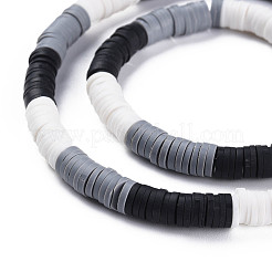 Fili di perline di argilla polimerica fatti a mano a 3 colore fissi&nbsp;CLAY-S096-029A