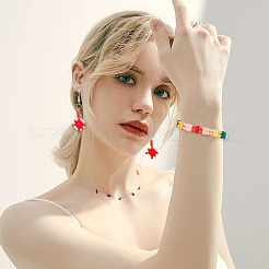 6 пакет 2 стильных непрозрачных акриловых многожильных звеньев SACR-NB0001-15