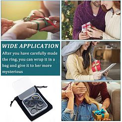 18 шт. 6 стиля оправы для колец из нержавеющей стали 304 с канавками STAS-UN0040-58