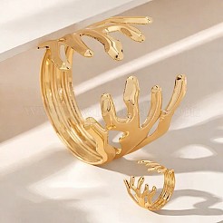 Комплекты из браслетов-манжет и колец из сплава FS-WG81B86-01