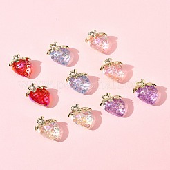 10шт 5 стиля прозрачные акриловые подвески MACR-FS0002-09