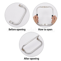 Каркасы сумок из алюминиевых трубок&nbsp;DIY-WH0304-711A