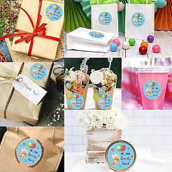 5 лист круглых точек ПВХ водонепроницаемые декоративные наклейки наклейки DIY-WH0481-11