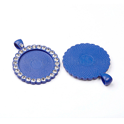 Сеттинги для кулона(кабошонов)&nbsp;LS-PALLOY-WH0066-33E