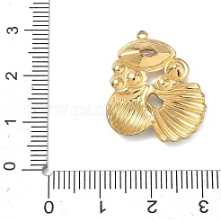304 Edelstahl-Emaille-Anhänger&nbsp;STAS-I369-03G