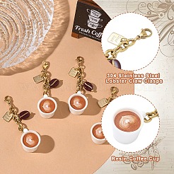 5 шт. подвесных украшений из акрила&nbsp;HJEW-YW00281