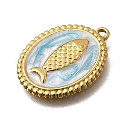 Подвески из нержавеющей стали 304 с эмалью&nbsp;STAS-Z163-21G-05