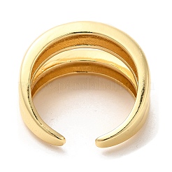 Offene Manschettenringe aus Messing&nbsp;X-RJEW-P098-24G