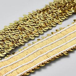 Paillettenperlen aus Polyester und Kunststoff&nbsp;OCOR-WH0086-62A