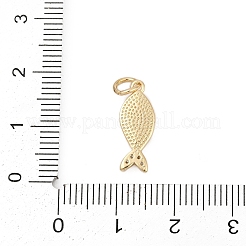 Подвески из латуни с микропаве из кубических цирконий и эмали KK-Q096-10G