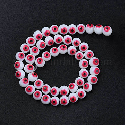 Запекание окрашенных непрозрачных стеклянных бусин DGLA-N033-04-D03