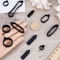 55шт 11 стиля силиконовый кулон SIL-CP0001-07