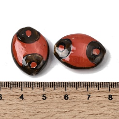 Фарфоровые бусины ручной работы&nbsp;PORC-K012-03