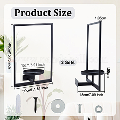 Железный подвесной горшок&nbsp;AJEW-WH0270-663