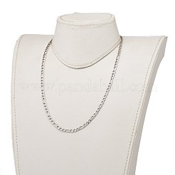 Не тускнеющая мужская цепочка Фигаро из нержавеющей стали 304 NJEW-JN03263