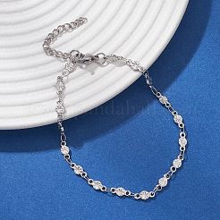 Браслеты-цепочки из нержавеющей стали 304 для женщин BJEW-JB12680