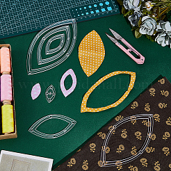 6шт 6 стиля прозрачный акриловый швейный шаблон&nbsp;AJEW-NB0007-76B