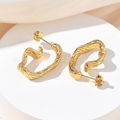 Boucles d'oreilles à tige en acier inoxydable 304 pour femmes&nbsp;EJEW-K333-31G