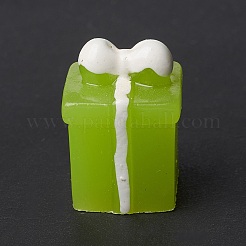 Украшение дисплея статуи из смолы в рождественском стиле DJEW-O002-01H