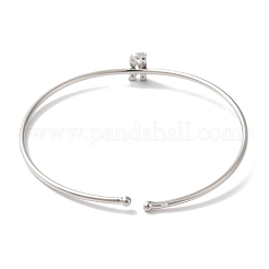 Bracelets en laiton plaqué en rack&nbsp;BJEW-A018-01P-R