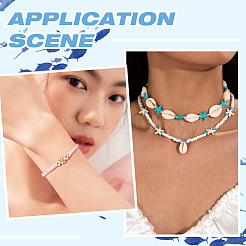 150шт 3 стиля окрашенные синтетические бирюзовые бусины G-SC0003-51